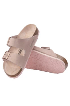 Birkenstock Arizona Slides -Swimming Gear Shop 1023528 Shoe Shimmering Light Rose Back