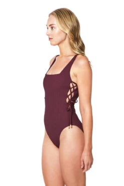 Sanctuary Pucker Over The Shoulder One Piece Swimsuit -Swimming Gear Shop 104097 RETG 166700