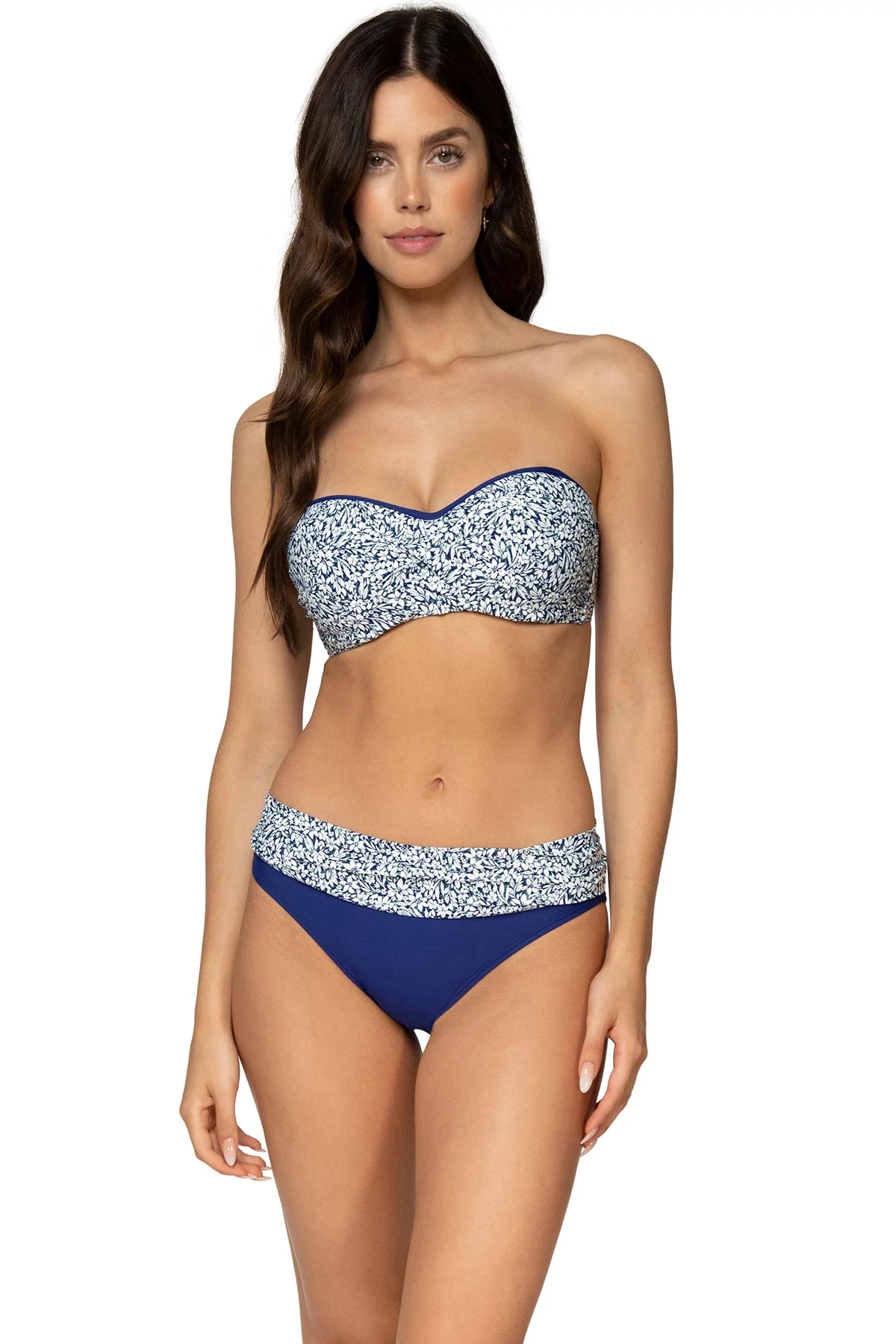 Iconic Twist Underwire Bandeau Bikini Top (E-H Cup) 1 Iconic Twist Underwire Bandeau Bikini Top (E-H Cup)