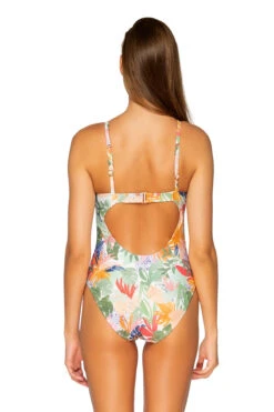 Tidepool Over The Shoulder One Piece Swimsuit -Swimming Gear Shop 129SEREN One Piece Swimsuit Serendipity Back2