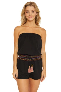 Sunset Strapless Romper