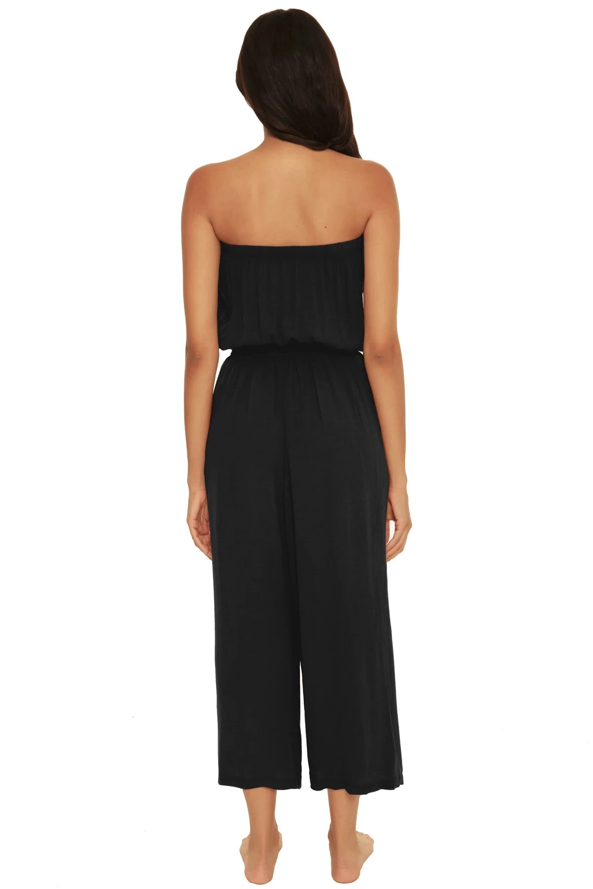 Strapless Tie Waist Jumpsuit 2 Strapless Tie Waist Jumpsuit - Image 2