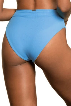 Maaji Suzy Q Reversible High Waist Bikini Bottom 6 Maaji Suzy Q Reversible High Waist Bikini Bottom -Swimming Gear Shop 3075SCC021 Bikini Bottom Pool Blue Back