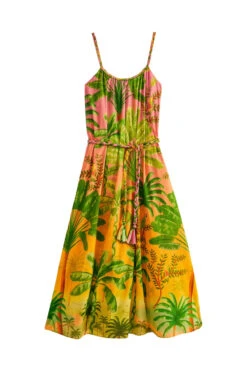 Farm Rio Sunrise Scenario Midi Dress -Swimming Gear Shop 309579 Apparel Dress Multi Laydown