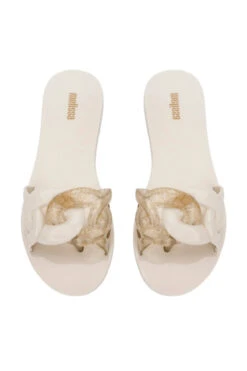 Jelly Chain Slides -Swimming Gear Shop 33655 Shoe Beige Top