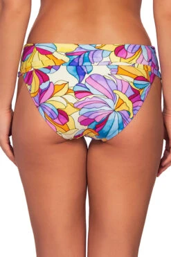 Hannah High Waist Bikini Bottom -Swimming Gear Shop 33BOPALE Bikini Bottom Opalescent Back2