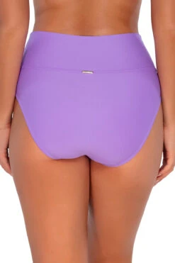 Hannah High Waist Bikini Bottom -Swimming Gear Shop 33BPASFL Bikini Bottom Passion Flower Back