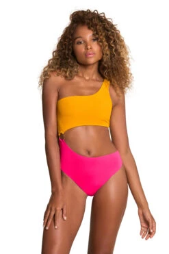 Maaji Bite Reversible Cutout One Piece Swimsuit
