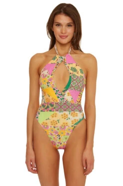 Embrace High Neck One Piece Swimsuit