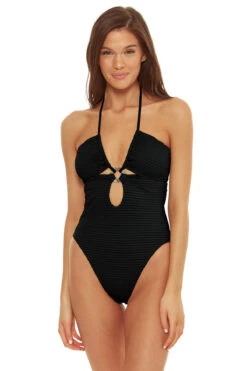 Multi-Way Maillot One Piece Swimsuit -Swimming Gear Shop 4711144 One Piece Swimsuit Black Front2