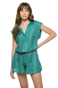 Villa Button Up Romper