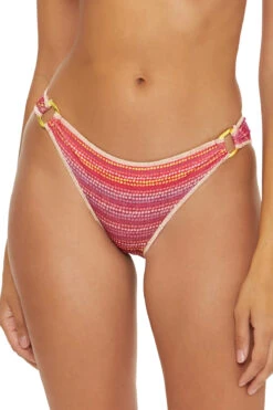 Gracie Metallic Tab Side Hipster Bikini Bottom