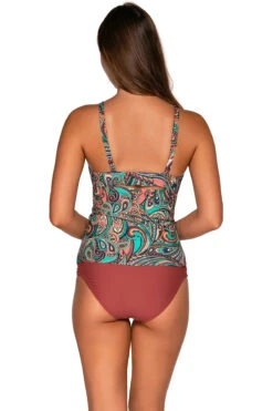 Serena Underwire Tankini Top (E-H Cup) -Swimming Gear Shop 709TEFGANDAL Tankini Top Andalusia Back