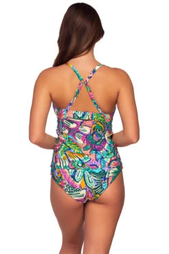 Maeve Tankini Top (E-H Cup) -Swimming Gear Shop 714TEFGLUSGA Tankini Top Lush Garden Back2