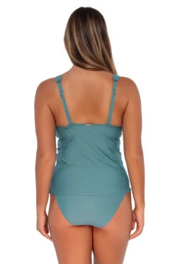Elsie Underwire Tankini Top (D+ Cup) -Swimming Gear Shop 738TOCEAN Tankini Top Ocean Back