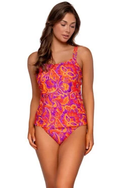 Taylor Molded Underwire Bra Tankini Top (E-H Cup)