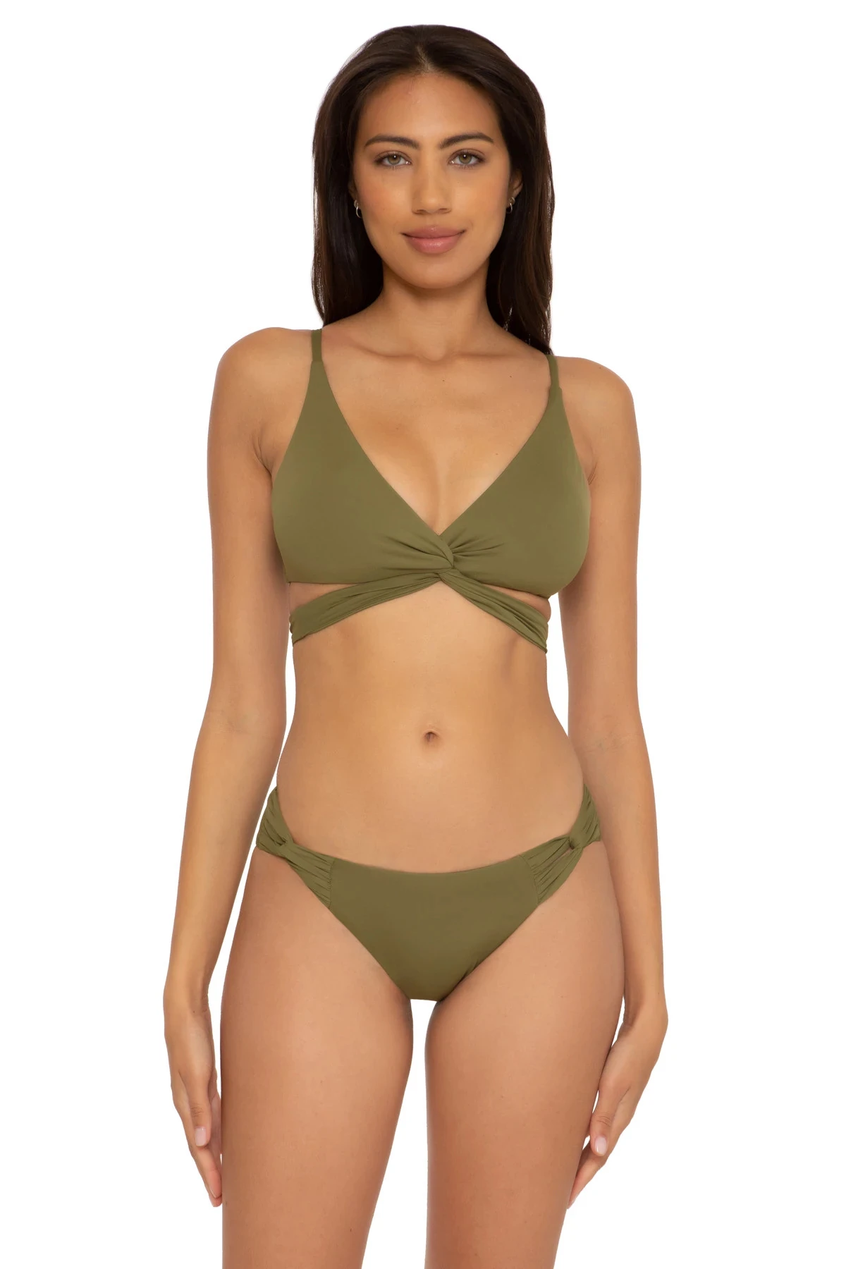 Raegan Twist Front Bralette Bikini Top 1 Raegan Twist Front Bralette Bikini Top