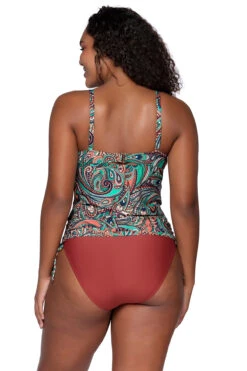 Cassie Underwire Tankini Top -Swimming Gear Shop 931TANDAL Tankini Top Andalusia Back
