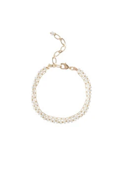 Cat's Eye Stone Bead Bracelet