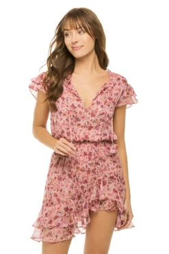 Maia Ruffle Mini Dress