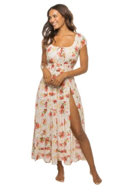 LoveShackFancy Magdaline Midi Dress