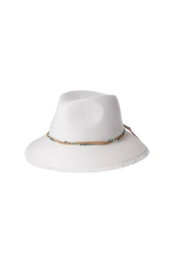 Scala Beaded Fringe Bucket Hat