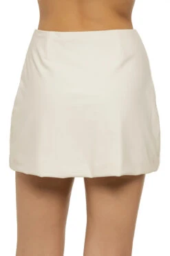 Hero Mini Skirt -Swimming Gear Shop HERO SKIRT Apparel Bottom Off White Crystal Back