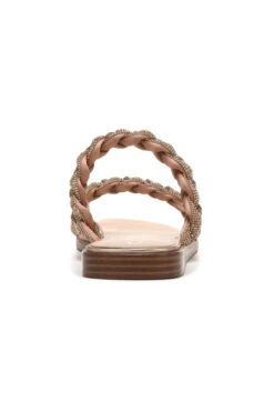 Sam Edelman Inette Braided Slide -Swimming Gear Shop INETTE Shoe Rose Gold Back1