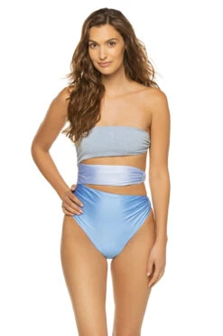 Isla Bandeau Cut Out One Piece Swimsuit
