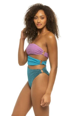 Isla Bandeau Cutout One Piece Swimsuit -Swimming Gear Shop ISLA ONE PIECE One Piece Swimsuit Maracana Side