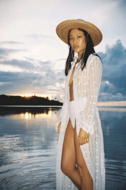 Island Palma Boater Hat -Swimming Gear Shop ISPLMBOA Hat Natural Lifestyle