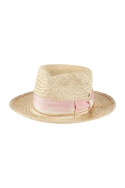 Katya Fedora -Swimming Gear Shop KATYA Hat Natural Rose Side