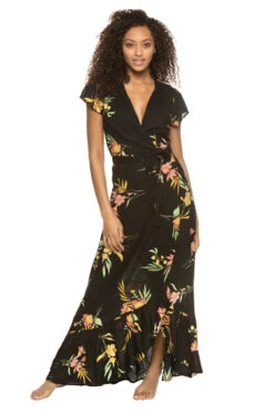 Kaanapali Wrap Maxi Dress