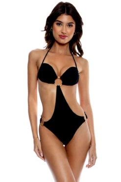 Cutout Bandeau One Piece Swimsuit