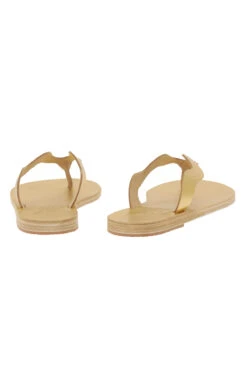 Ancient Greek Sandals Laconia Metallic Flip Flops -Swimming Gear Shop LACONIA Shoe Gold Back