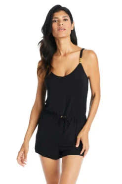 Blouson Romper One Piece Swimsuit