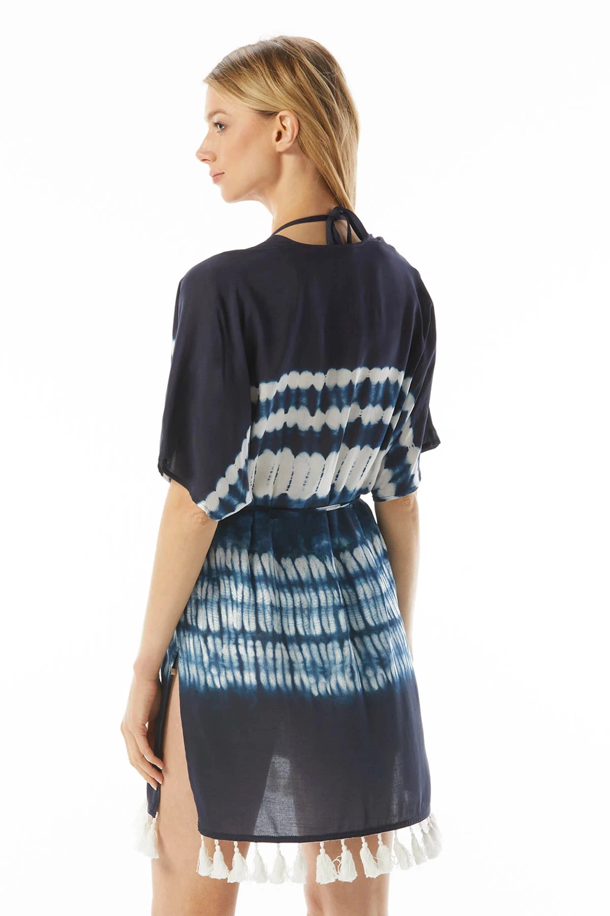 MICHAEL Michael Kors Tie Dye Tassel Tunic 2 MICHAEL Michael Kors Tie Dye Tassel Tunic - Image 2