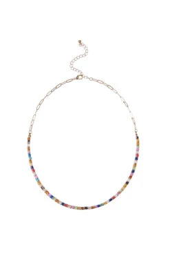 Beaded Stone Necklace