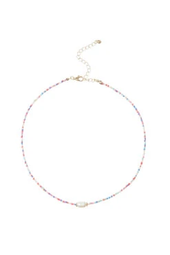 Beaded Pearl Necklace