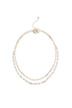Nova Double Pearl Necklace