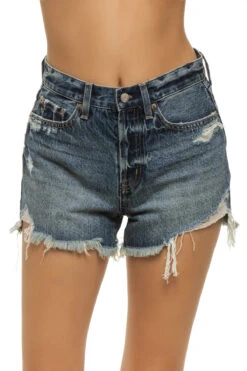 Nova Distressed Denim Shorts