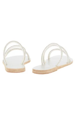 Ancient Greek Sandals Polytimi Strappy Sandals -Swimming Gear Shop POLYTIMI Shoe Silver Back