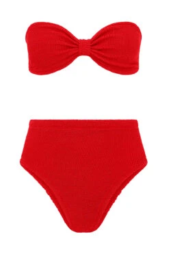 Ruby Two Piece Bikini Set -Swimming Gear Shop RUBY BIKINI Bikini Set Red Laydown