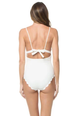 Swimming Gear Shop -Swimming Gear Shop S0073 One Piece Swimsuit Coconut Back