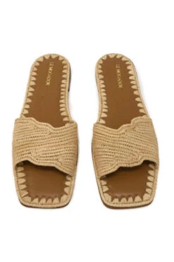 Braided Raffia Slide