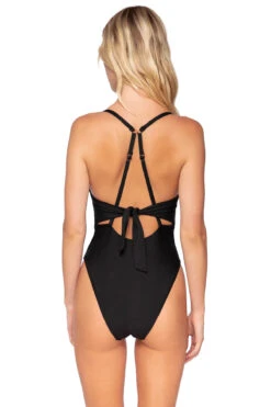Jane Underwire One Piece Swimsuit -Swimming Gear Shop SBL BLACK BL One20Pieces Back 100375