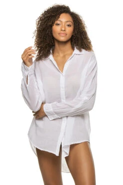 Work Play Oversized Shirt Dress