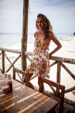 Vana Crochet Mini Dress -Swimming Gear Shop SP23 HFK837 Apparel Dress Lollipop Lifestyle