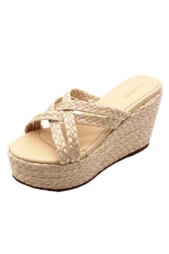 Guadalupe Raffia Wedge -Swimming Gear Shop W00057R Shoe Natural Side1